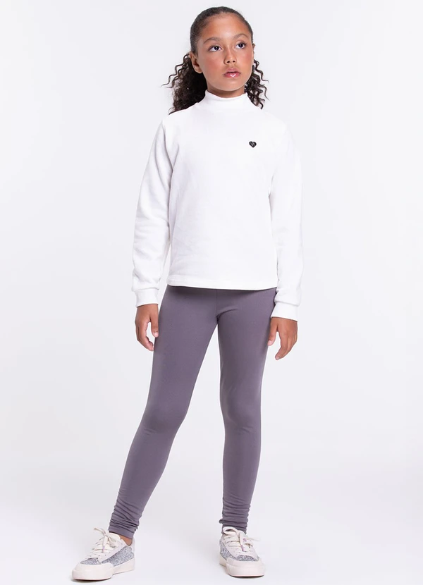 Vida Costeira - Conjunto Infantil Golinha com Pingente Off-White