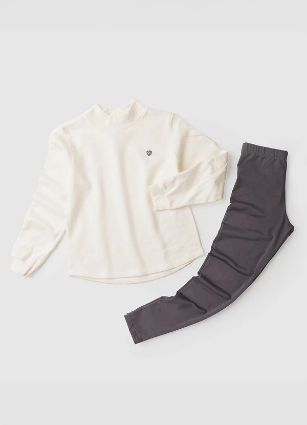 Vida Costeira - Conjunto Infantil Golinha com Pingente Off-White 3