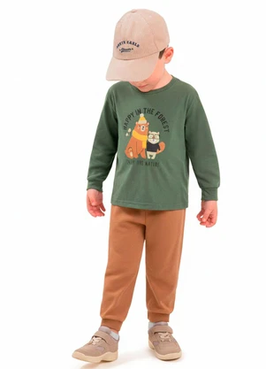Ddk - Conjunto Infantil Happy Forest Verde - DDK