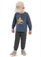 Ddk - Conjunto Infantil Jaqueta e Calça Amarelo - variação: Azul