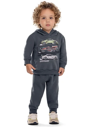 Elian - Conjunto Infantil Interativo Carros Cinza - ELIAN