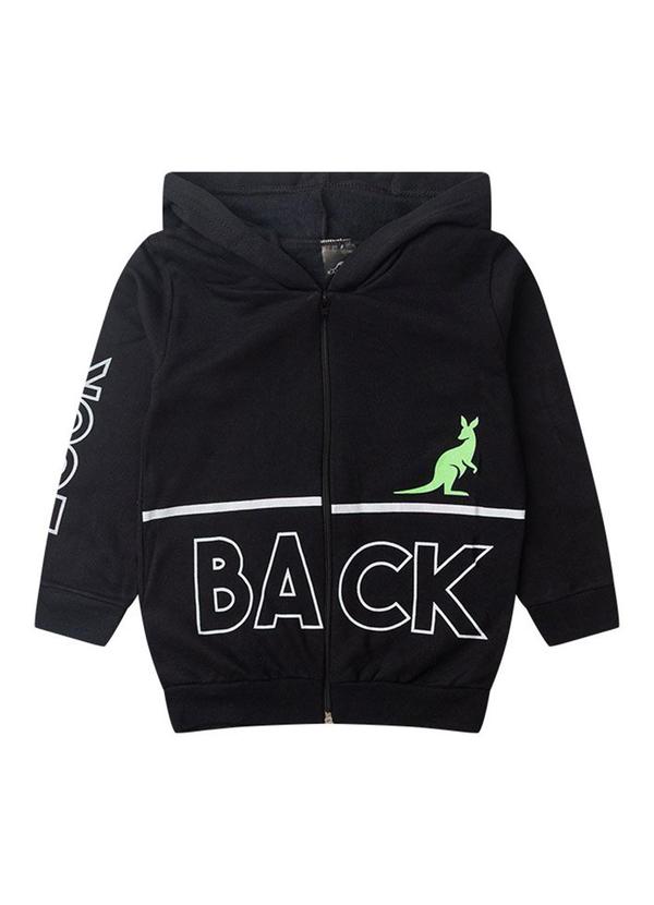 Rosa Azul - Conjunto Infantil Inverno Back Kangulu Preto 2