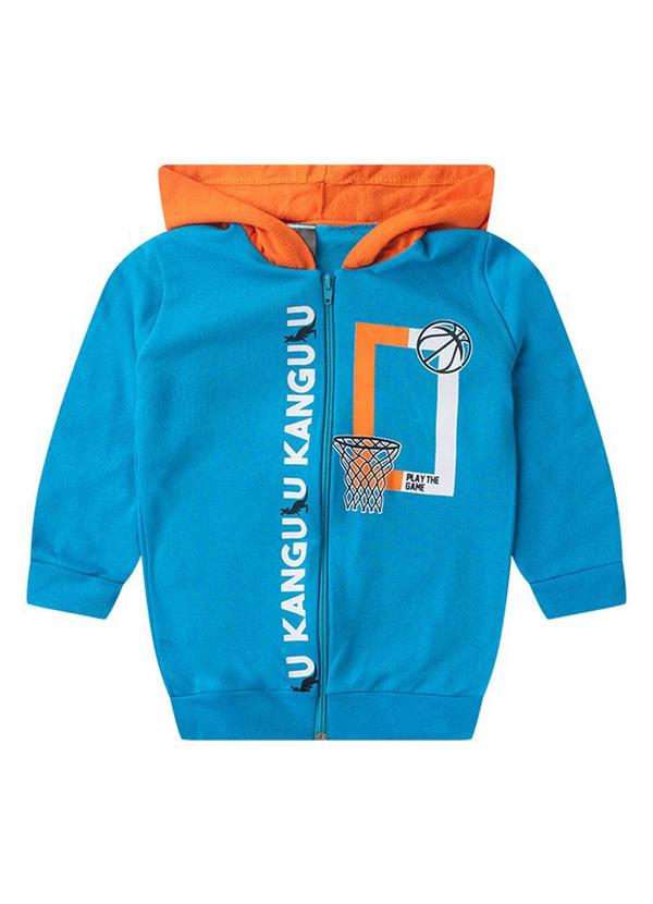 Rosa Azul - Conjunto Infantil Inverno Basquete Kangulu Azul 2