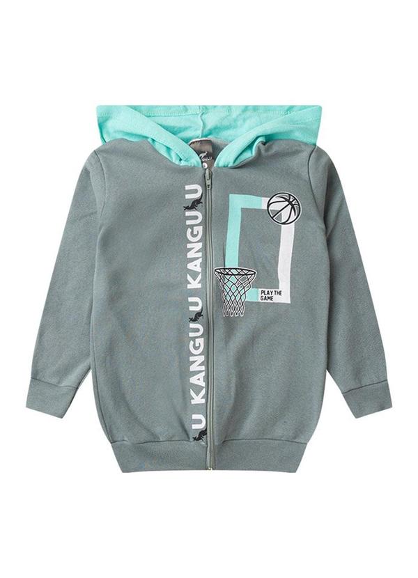 Rosa Azul - Conjunto Infantil Inverno Basquete Kangulu Cinza 2