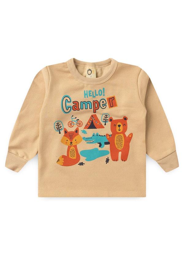 Rosa Azul - Conjunto Infantil Inverno Camper Kangulu Café 2