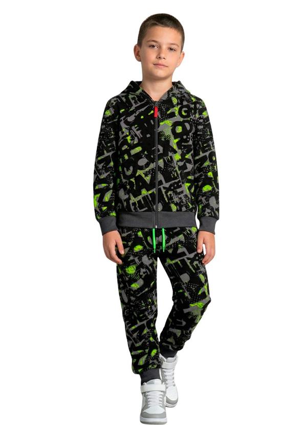 Rosa Azul - Conjunto Infantil Inverno Chumbo