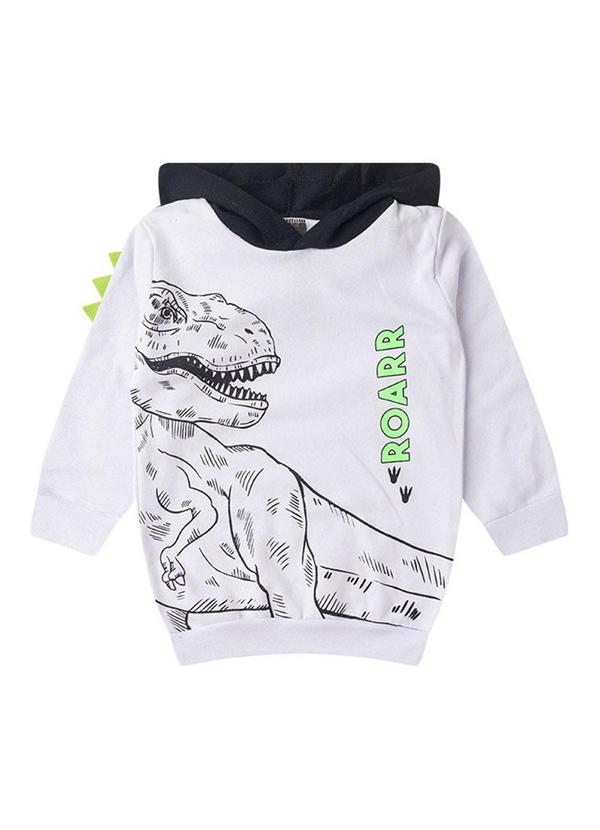 Rosa Azul - Conjunto Infantil Inverno Dino Kangulu Branco 2
