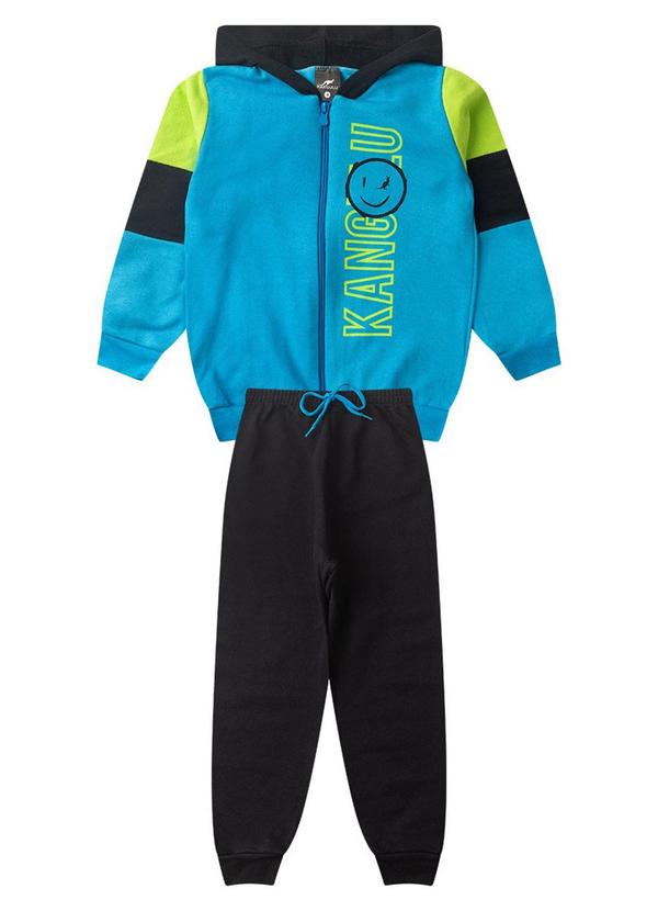 Rosa Azul - Conjunto Infantil Inverno Happy Kangulu  Azul