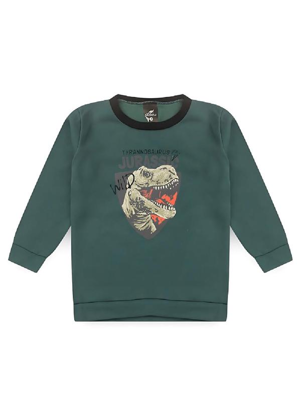 Rosa Azul - Conjunto Infantil Inverno Jurassic Verde Mata 2