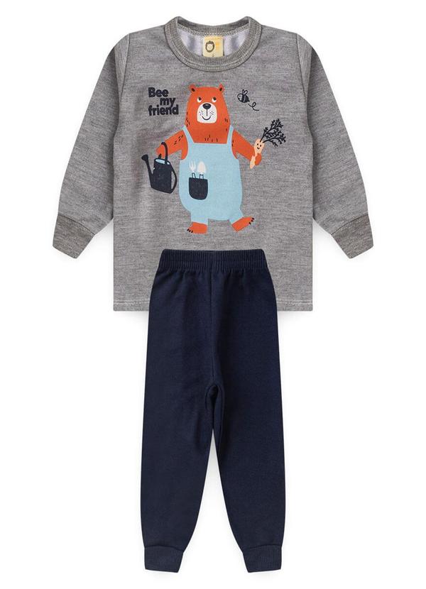 Rosa Azul - Conjunto Infantil Inverno My Friend Mescla