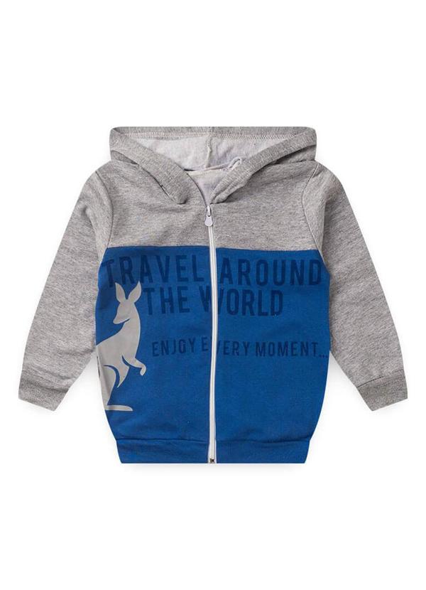 Rosa Azul - Conjunto Infantil Inverno Travel Kangulu Cinza 2