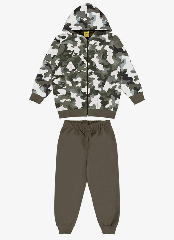 Rovi Kids - Conjunto Infantil Jaqueta com Calça Verde