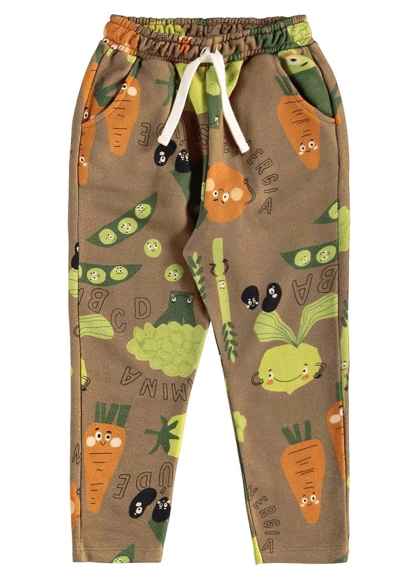 Três e Já - Conjunto Infantil Jaqueta e Calça Marrom 7