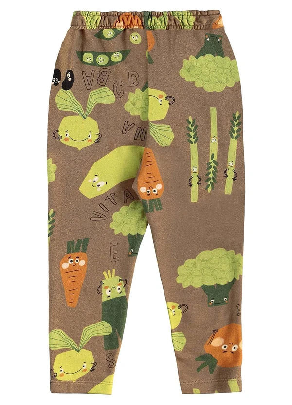 Três e Já - Conjunto Infantil Jaqueta e Calça Marrom 8