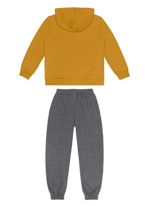 Guloseima - Conjunto Infantil Jaqueta e Calça Marrom - GULOSEIMA