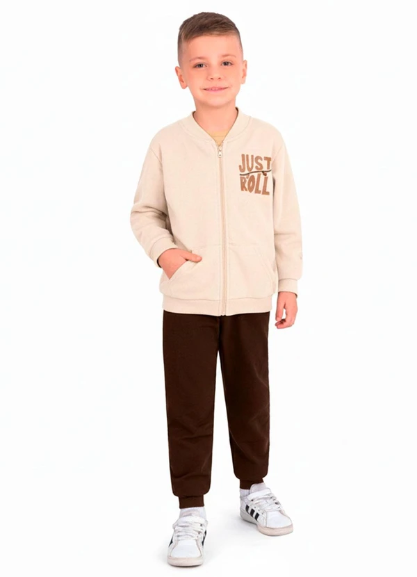 Ddk - Conjunto Infantil Just Roll Bege