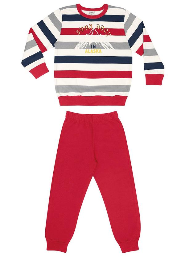 Rovi Kids - Conjunto Infantil Masculino Alaska Vermelho