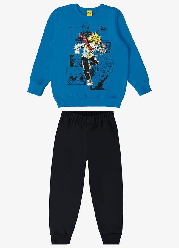 Rovi Kids - Conjunto Infantil Masculino Azul