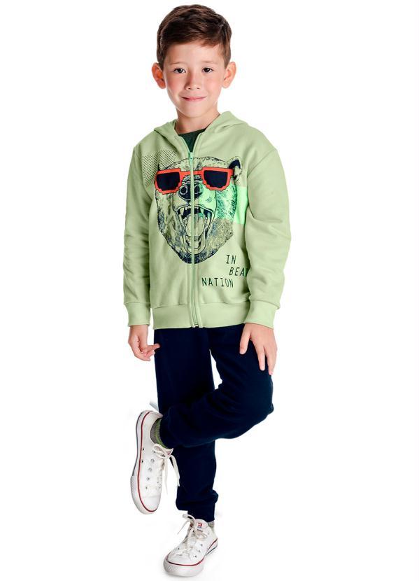 Rovi Kids - Conjunto Infantil Menino Bear Verde