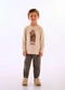 Up Baby - Conjunto Infantil Masculino Capivara Bege - variação:  