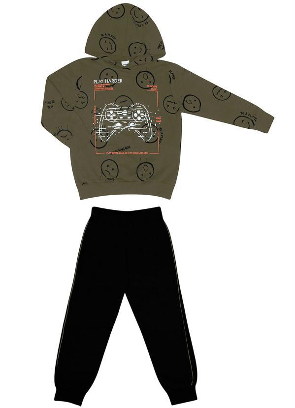 Rovi Kids - Conjunto Infantil Menino Play Verde