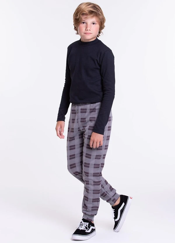 Vida Costeira - Conjunto Infantil Masculino Preto