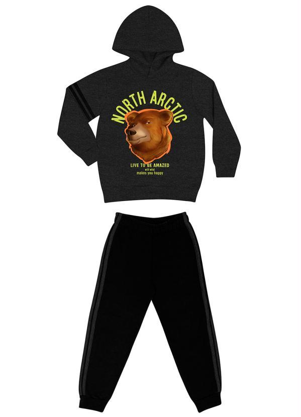 Rovi Kids - Conjunto Infantil Menino Urso Preto