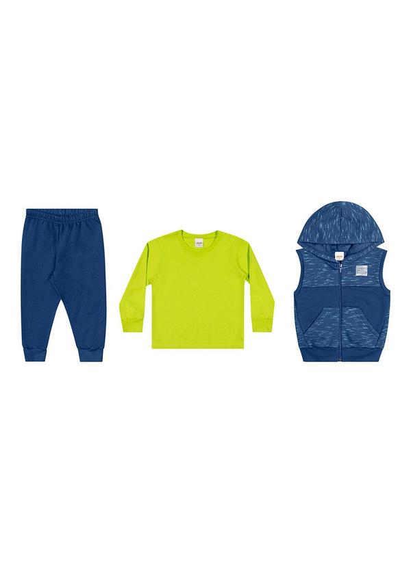 Elian - Conjunto Infantil Menino 3 Peças Explorer Verde 3