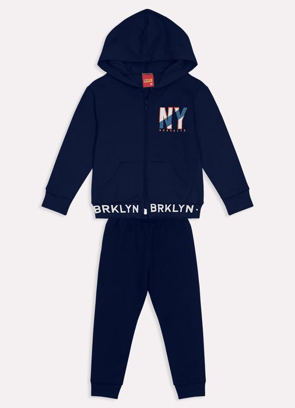 Kyly - Conjunto Infantil Menino Azul Marinho