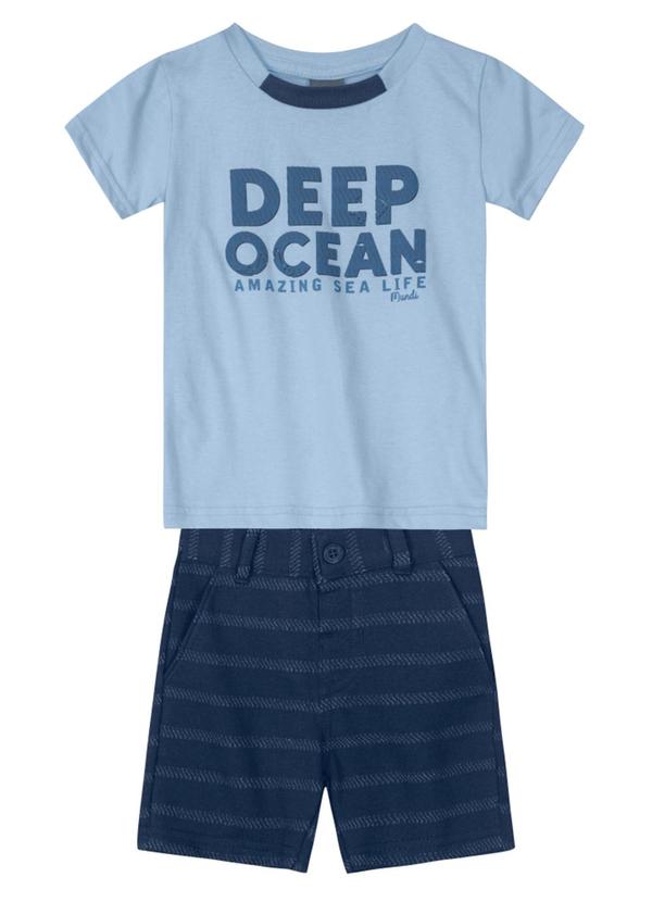 Brandili Mundi - Conjunto Infantil Menino  Azul 2