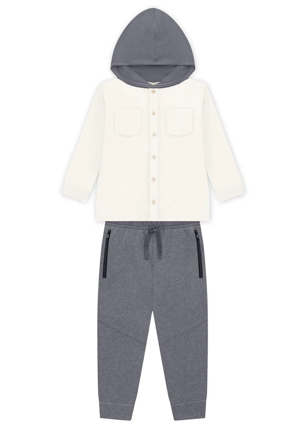 Milon - Conjunto Infantil Menino Bege