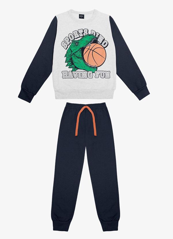 Select - Conjunto Infantil Menino Blusão com Calça Preto