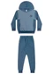 Elian - Conjunto Infantil Blusão Texturizado Preto - variação: Azul