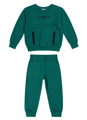 Colorittá - Conjunto Infantil Menino Bolsos com Zíper Verde - COLORITTÁ