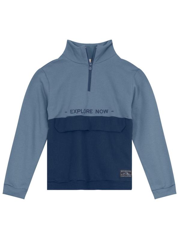 Brandili - Conjunto Infantil Menino Bordado Azul 3