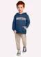 Milon - Conjunto Infantil Menino Bordado Azul - variação: Azul