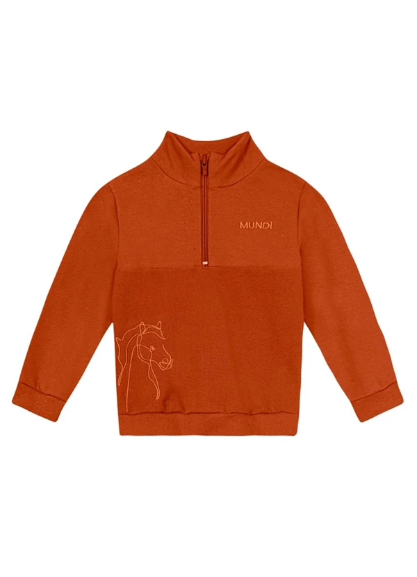 Brandili Mundi - Conjunto Infantil Menino BordadoMarrom 2