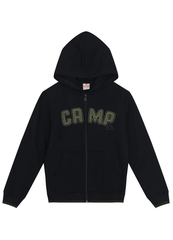 Brandili - Conjunto Infantil Menino Bordado Preto 2