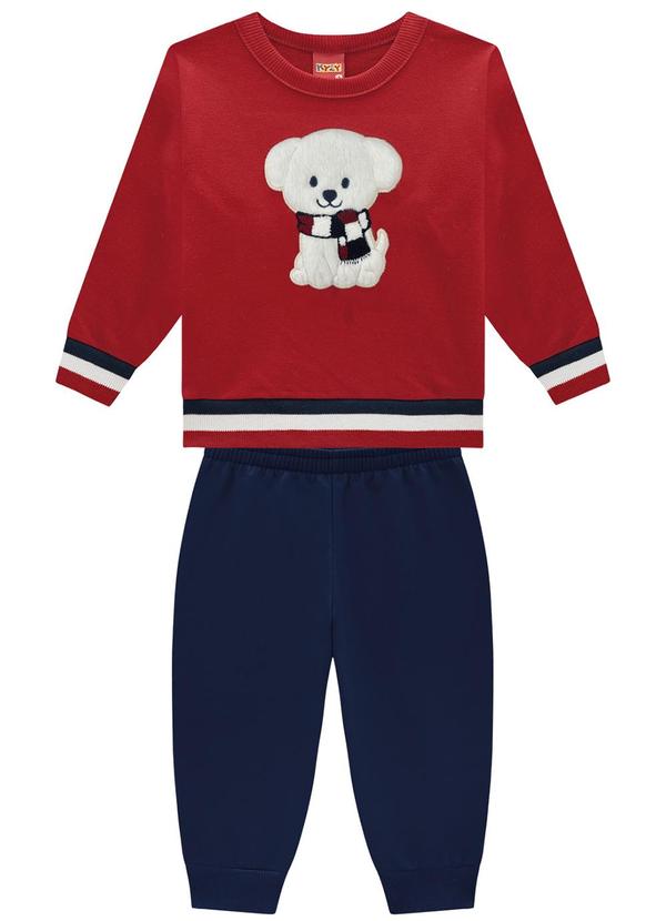 Kyly - Conjunto Infantil Menino Bordado Vermelho 2
