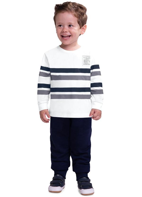 Milon - Conjunto Infantil Menino Branco
