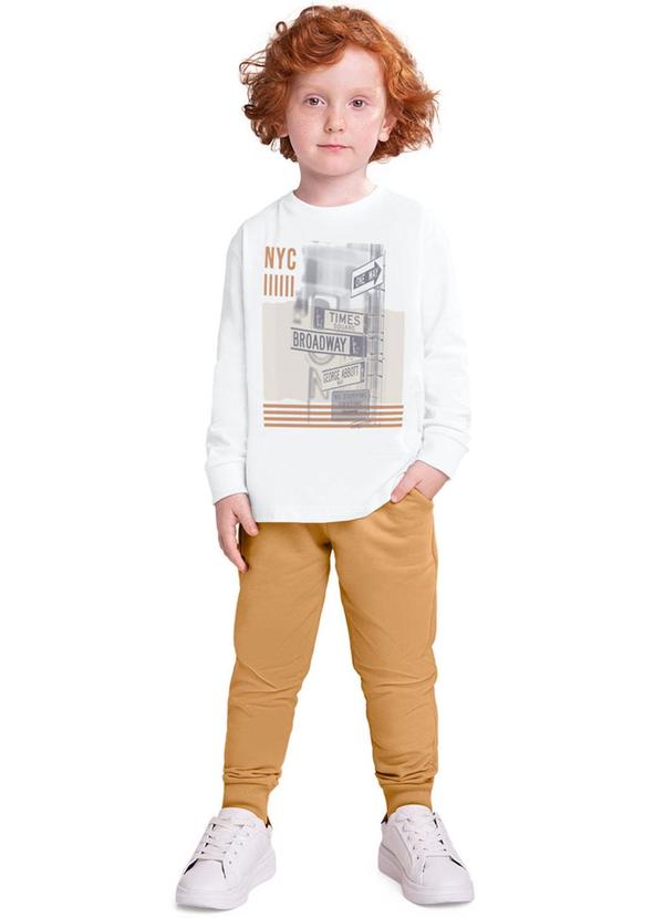 Milon - Conjunto Infantil Menino Branco