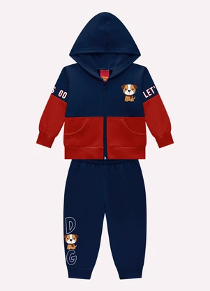 Kyly - Conjunto Infantil Menino Cachorrinho Azul - KYLY