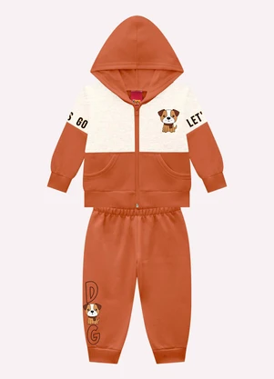 Kyly - Conjunto Infantil Menino Cachorrinho Cinza - KYLY