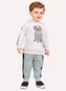 Milon - Conjunto Infantil Menino Cachorrinho Cinza - variação: Cinza