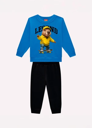 Kyly - Conjunto Infantil Menino Capivara Azul - KYLY
