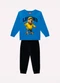Kyly - Conjunto Infantil Menino Capivara Cinza - variação: Azul