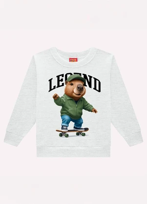Kyly - Conjunto Infantil Menino Capivara Cinza - KYLY