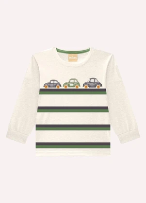 Milon - Conjunto Infantil Menino Carrinhos Cinza - MILON