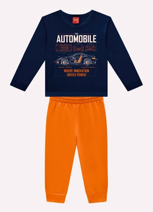 Kyly - Conjunto Infantil Menino Carro Azul - KYLY