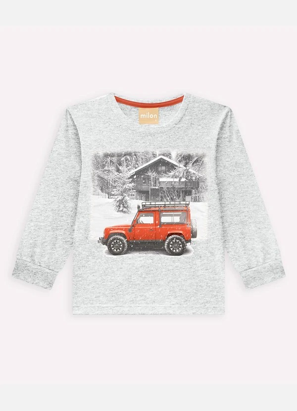 Milon - Conjunto Infantil Menino Carro Cinza 2